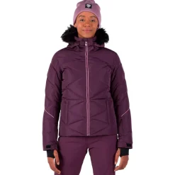 Blouson Ski W Staci Pearly Mulberry Femme Veste De Ski|Veste De Ski Femme