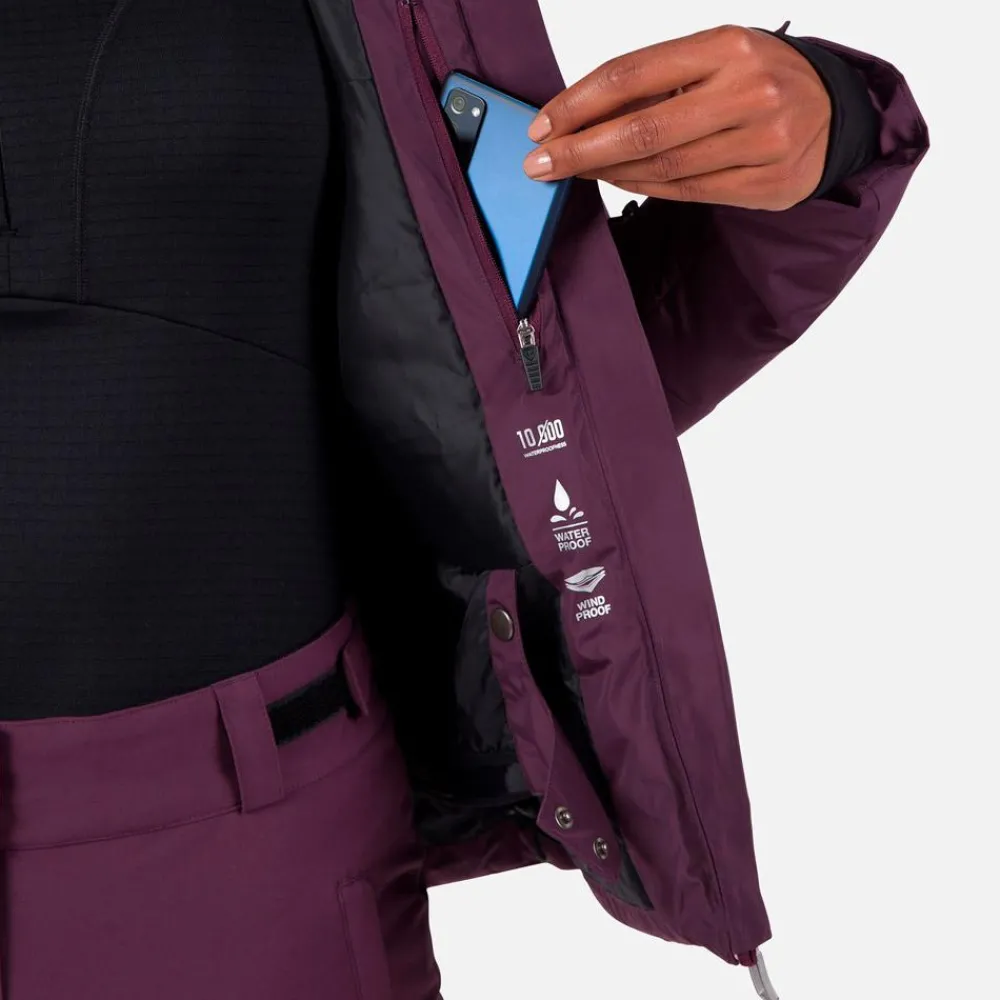 Blouson Ski W Staci Pearly Mulberry Femme Veste De Ski|Veste De Ski Femme