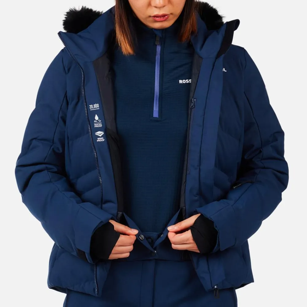 Sale Blouson Ski W Staci Insulated Jacket Dark Navy Femme Veste De Ski Femme|Veste De Ski