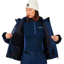 Sale Blouson Ski W Staci Insulated Jacket Dark Navy Femme Veste De Ski Femme|Veste De Ski