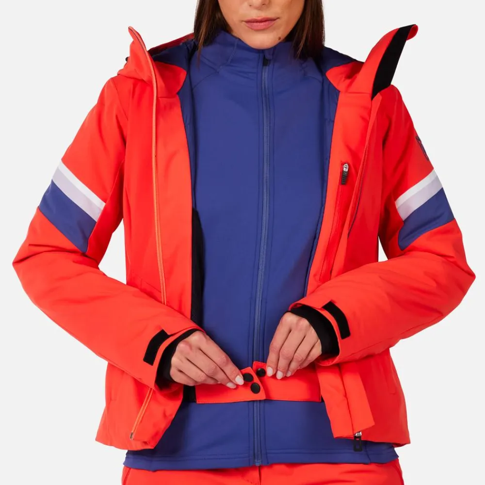 Veste De Ski Femme|Veste De Ski<Rossignol Blouson Ski W Strawpile Jkt Orange Flame