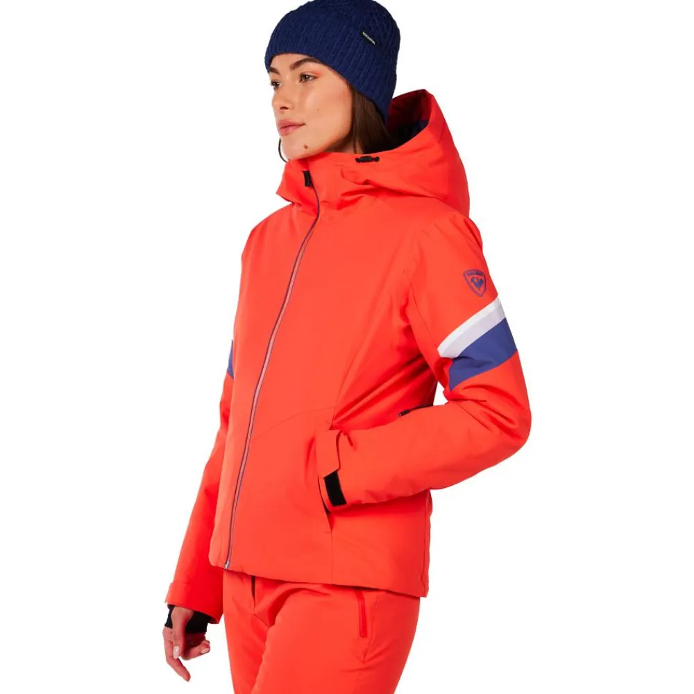 Veste De Ski Femme|Veste De Ski<Rossignol Blouson Ski W Strawpile Jkt Orange Flame