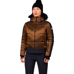 Veste De Ski Femme|Veste De Ski<Rossignol Blouson Ski W Ventina Bomber Bronze