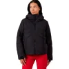Discount Blouson Ski W Wispile Puffy Jkt Black Femme Veste De Ski Femme|Veste De Ski