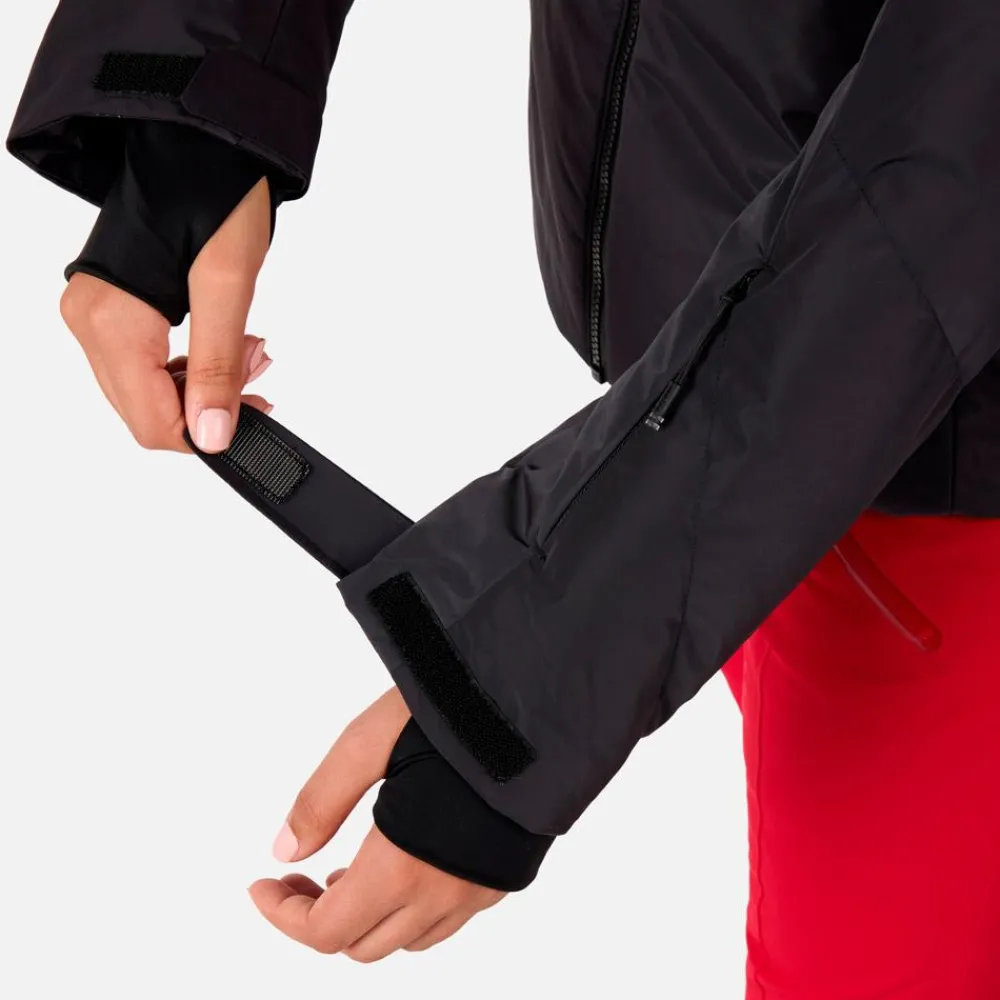 Discount Blouson Ski W Wispile Puffy Jkt Black Femme Veste De Ski Femme|Veste De Ski