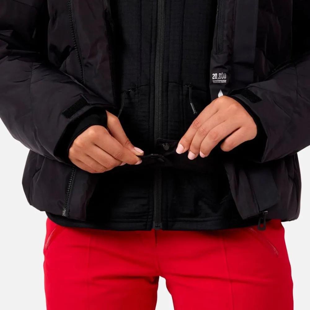 Discount Blouson Ski W Wispile Puffy Jkt Black Femme Veste De Ski Femme|Veste De Ski