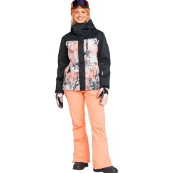 Blouson Ski Jetty Block Peach Pink Dreamy Picture Femme Veste De Ski Femme|Veste De Ski