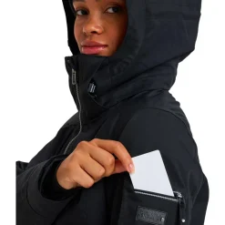 Outlet Blouson Ski Meade True Black Femme Veste De Ski Femme|Veste De Ski