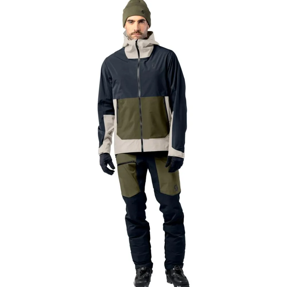 Veste De Ski Homme|Veste De Ski<Scott Blouson Ski M's Dryospun 3L Jacket Fir Green Dark Blue