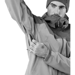 Hot Blouson Ski M's Explorair 3L Jacket Bread Brown Black Homme Veste De Ski Homme|Veste De Ski
