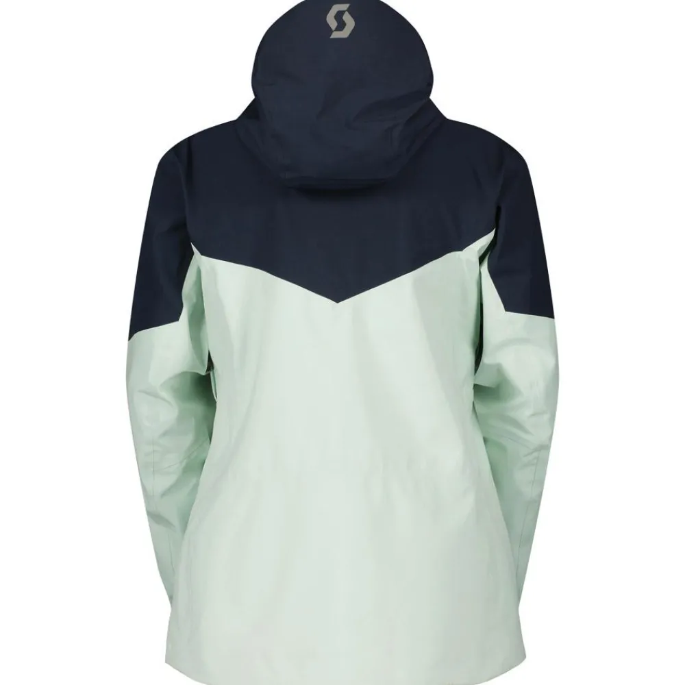 Blouson Ski W's Explorair 3L Jacket Fresh Green Dark Blue Femme Veste De Ski Femme|Veste De Ski