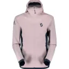 Veste De Ski Femme|Veste Randonnée<Scott Blouson Ski W's Explorair Hybrid Lt Sweet Pink Dark Blue