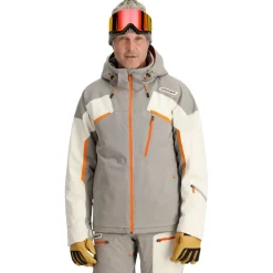 Veste De Ski Homme|Veste De Ski<Spyder Blouson Ski Leader Jkt Concrete