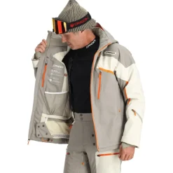 Veste De Ski Homme|Veste De Ski<Spyder Blouson Ski Leader Jkt Concrete