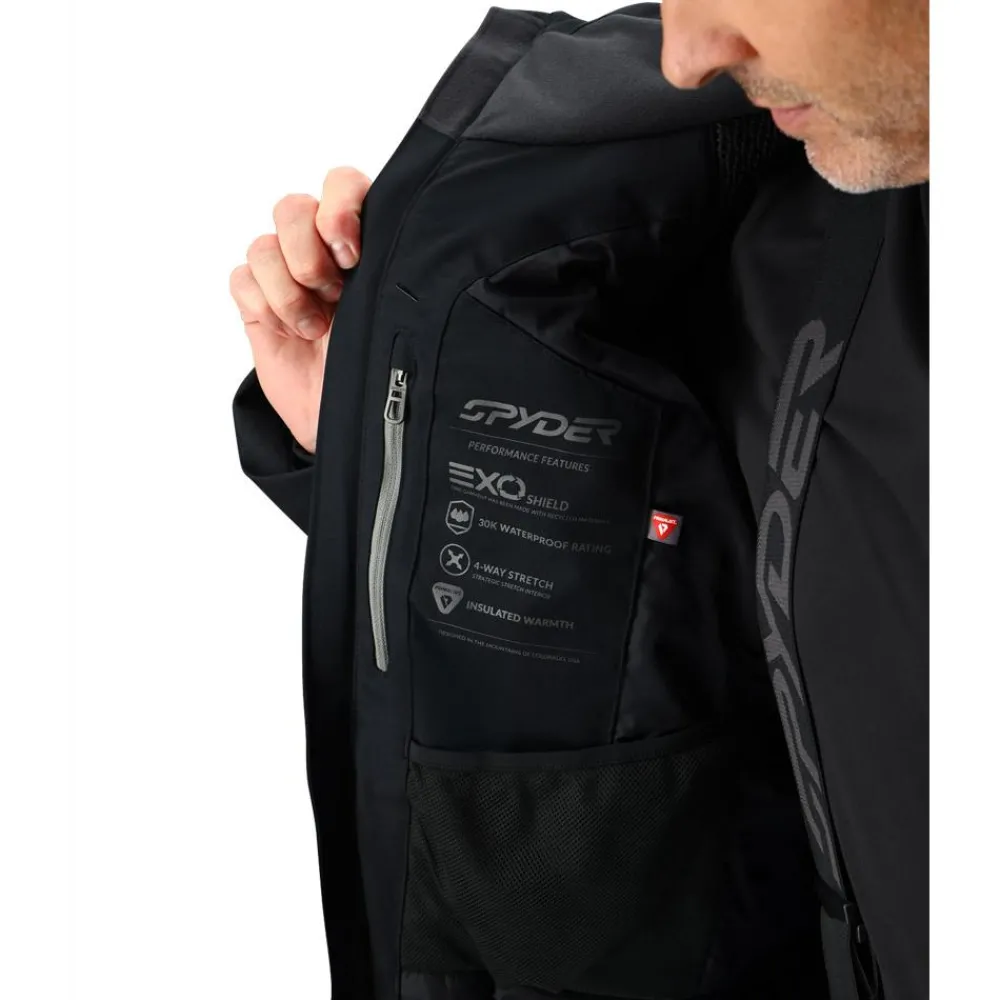 Veste De Ski|Veste De Ski Homme<Spyder Blouson Ski Leader Jacket Black