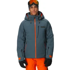 Discount Blouson Ski Leader Jacket Slate Blue Homme Veste De Ski|Veste De Ski Homme