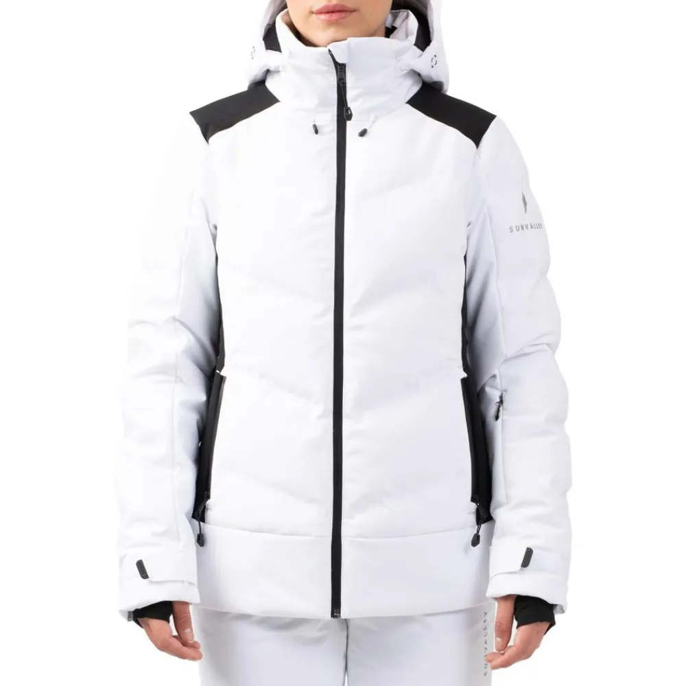 Sale Blouson Ski Kamino Blanc Femme Veste De Ski Femme|Veste De Ski