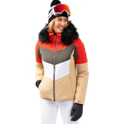 Veste De Ski Femme|Veste De Ski<Sun Valley Blouson Ski Kosmo Argile