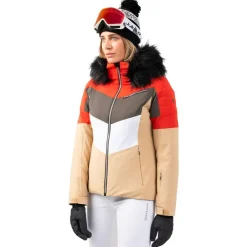 Veste De Ski Femme|Veste De Ski<Sun Valley Blouson Ski Kosmo Argile