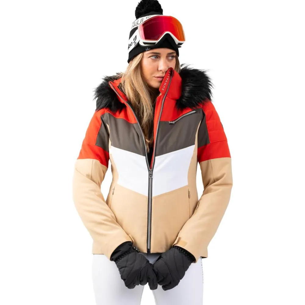 Veste De Ski Femme|Veste De Ski<Sun Valley Blouson Ski Kosmo Argile