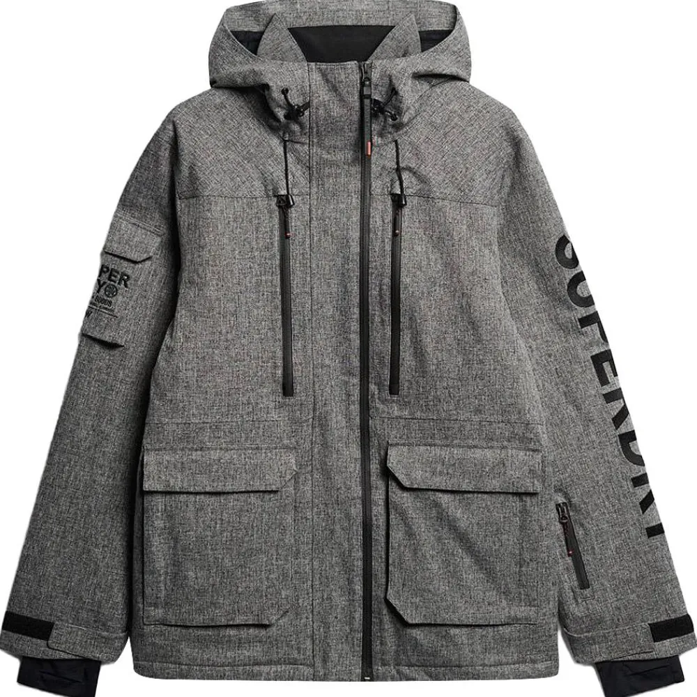 Sale Blouson Ski Peak Rescue Dark Grey Marl Homme Veste De Ski Homme|Veste De Ski