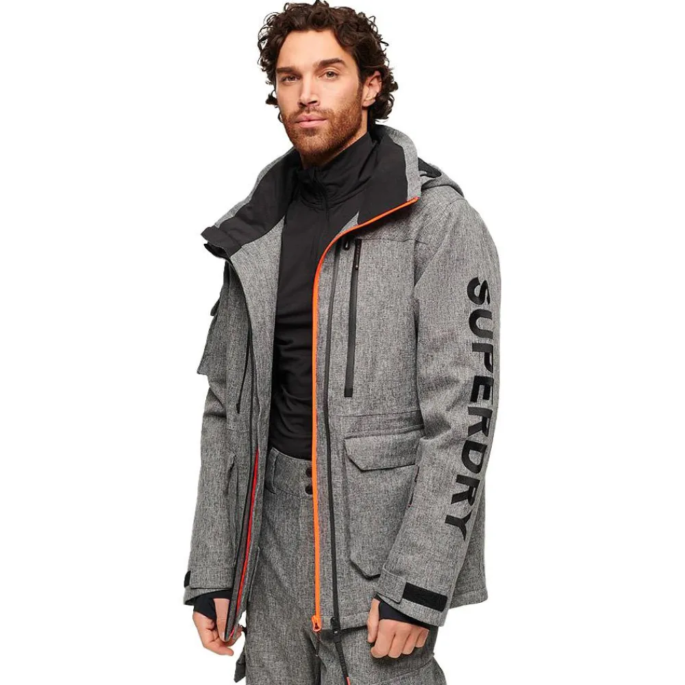 Sale Blouson Ski Peak Rescue Dark Grey Marl Homme Veste De Ski Homme|Veste De Ski