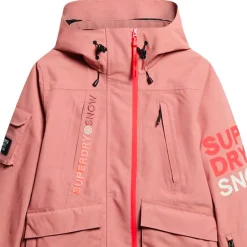 Veste De Ski Femme|Veste De Ski<Superdry Blouson Ski Ultimate Rescue Jacket W Ash Rose