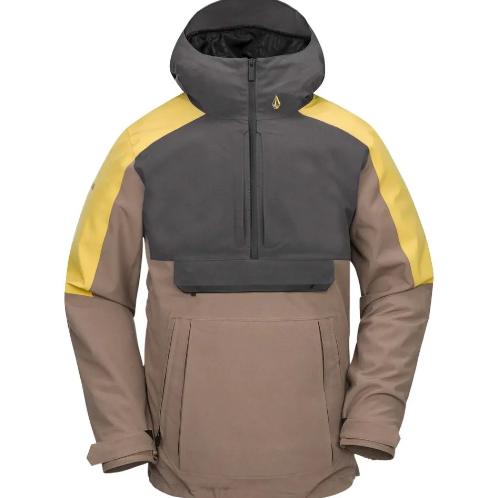 Veste De Ski|Veste De Ski Homme<Volcom Blouson Ski Brighton Pullover Chestnut Brown