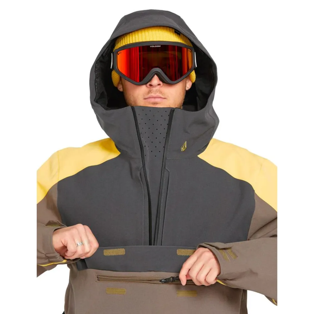 Veste De Ski|Veste De Ski Homme<Volcom Blouson Ski Brighton Pullover Chestnut Brown