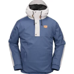 Outlet Blouson Ski Longo 20K Pullover Indigo Homme Veste De Ski Homme|Veste De Ski