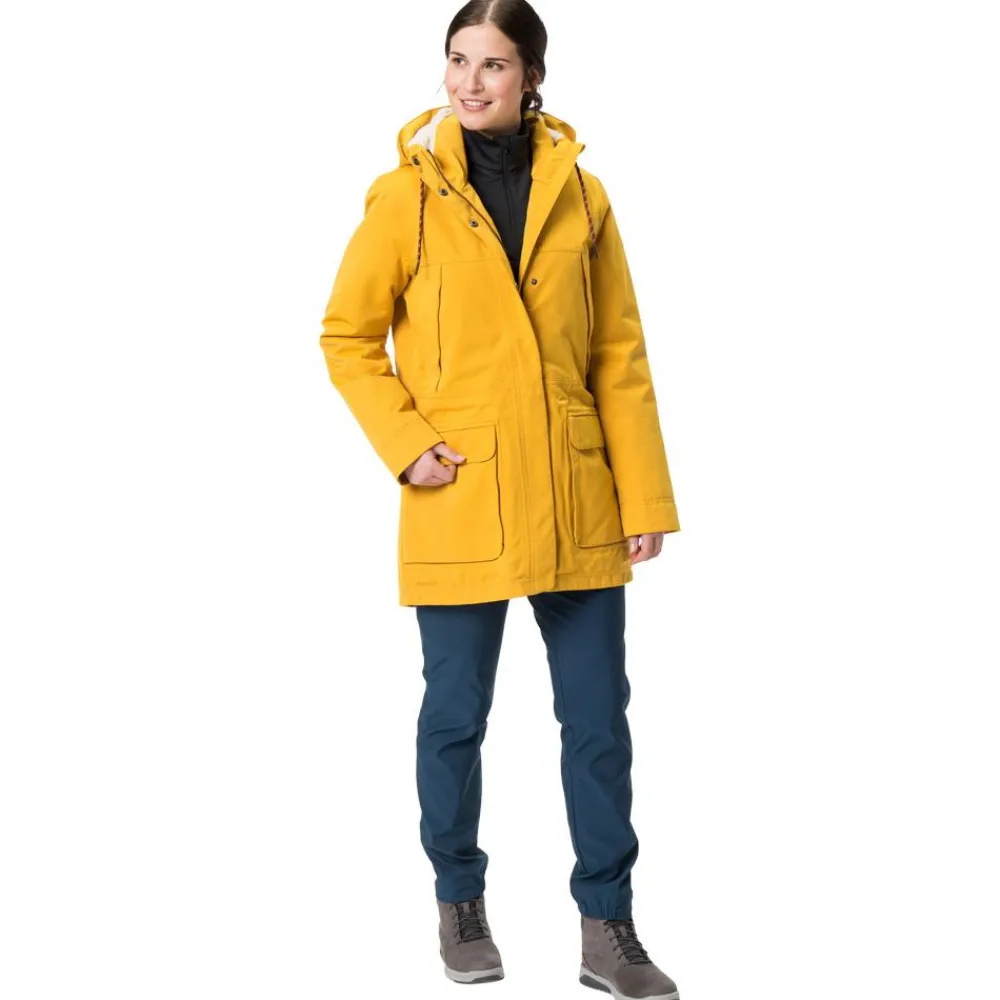 Online Blouson Street Women's Manukau Parka II Burnt Yellow Blouson - Parka