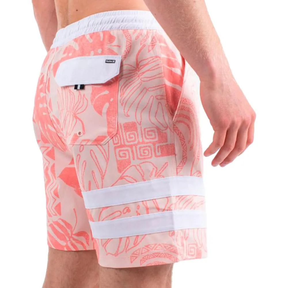 Clearance Boardshort Phntm Eco Block Party Volley 17 Candy Pink Boardshort - Maillot De Bain