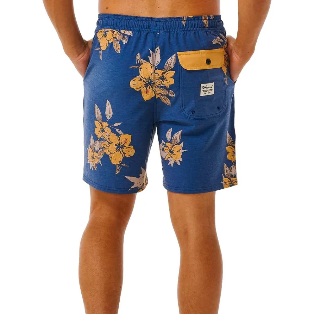 Online Boardshort Aloha Hotel Volley Washed Navy Boardshort - Maillot De Bain
