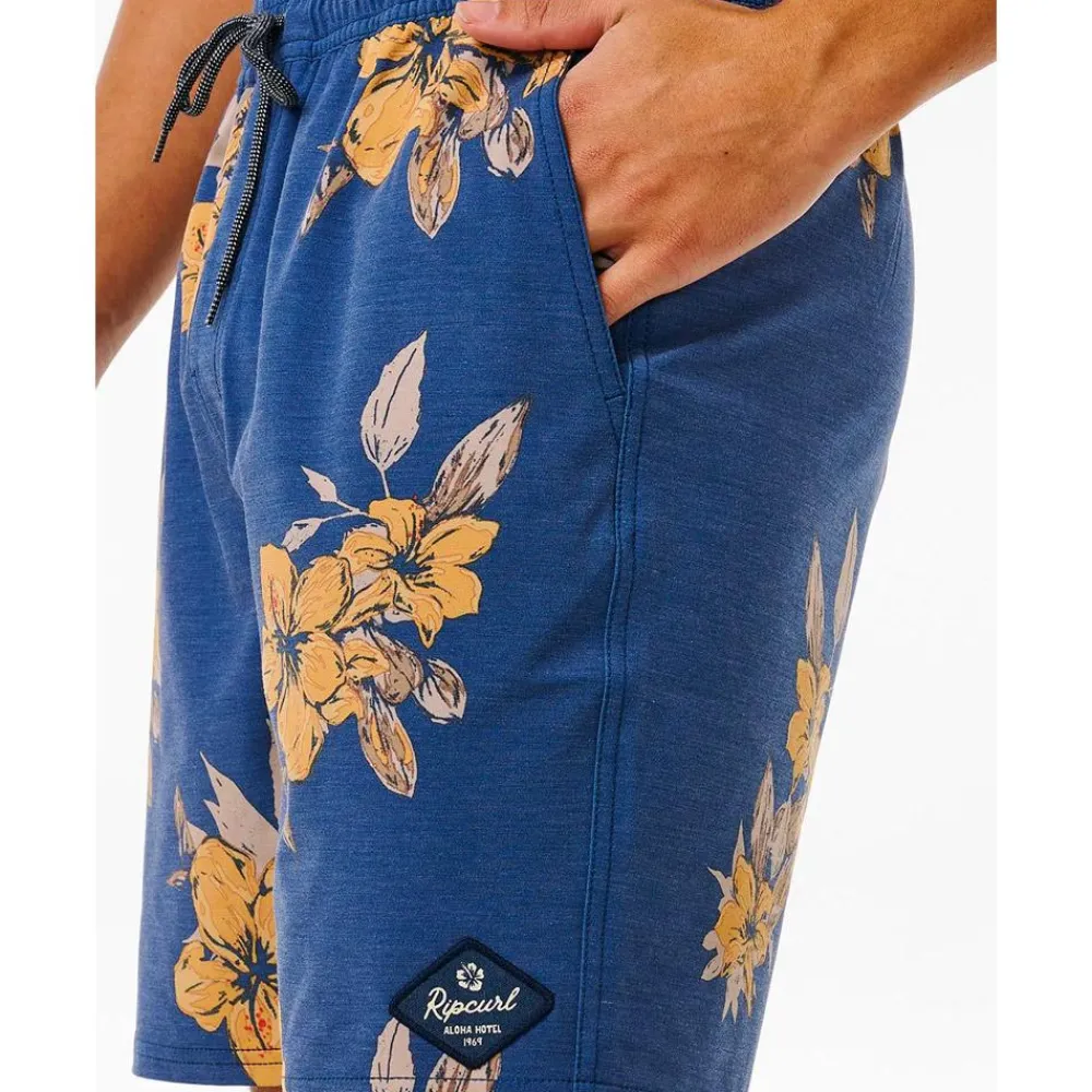 Online Boardshort Aloha Hotel Volley Washed Navy Boardshort - Maillot De Bain