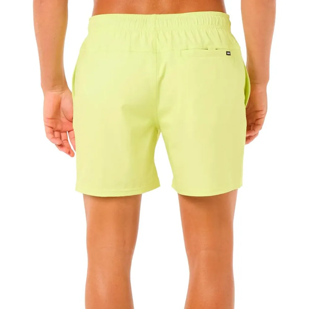 Clearance Boardshort Daily Volley 16" Lime Wash Boardshort - Maillot De Bain