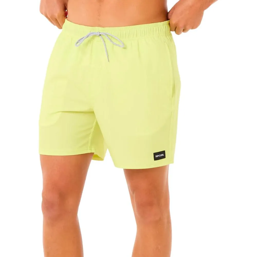 Clearance Boardshort Daily Volley 16" Lime Wash Boardshort - Maillot De Bain