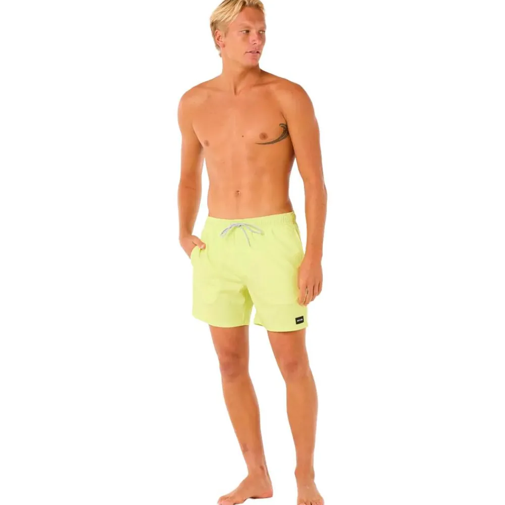 Clearance Boardshort Daily Volley 16" Lime Wash Boardshort - Maillot De Bain