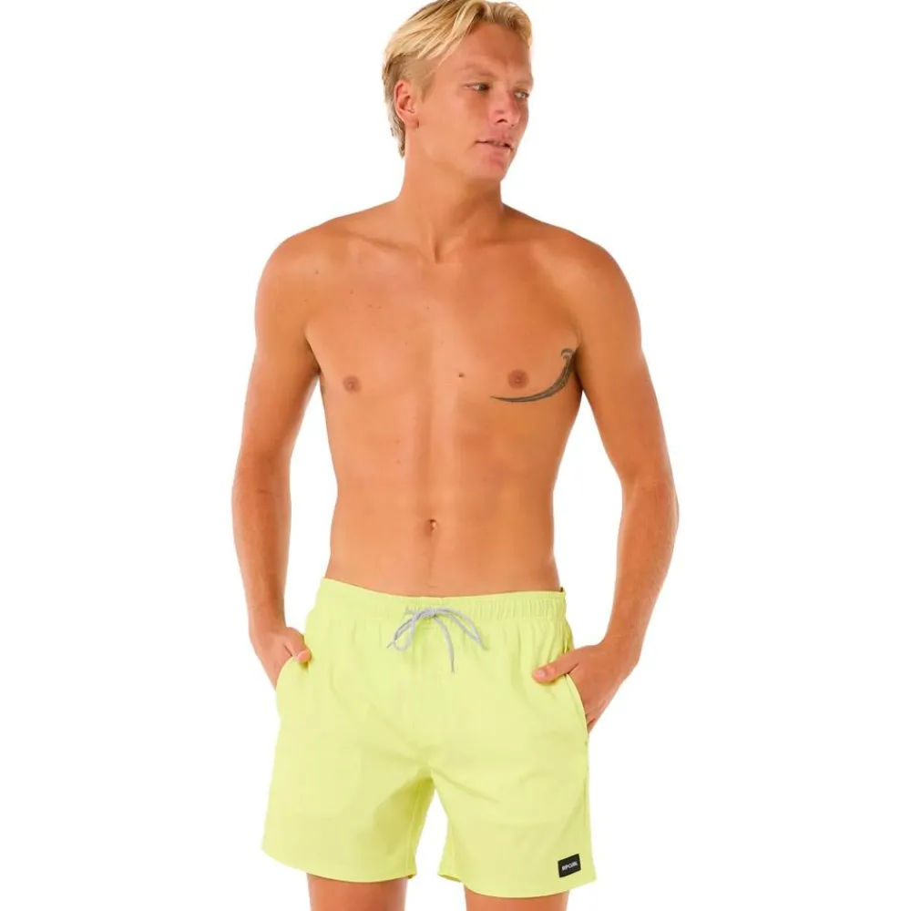 Clearance Boardshort Daily Volley 16" Lime Wash Boardshort - Maillot De Bain