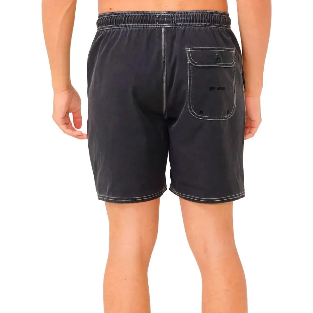 Hot Boardshort Fadeout Volley Black Boardshort - Maillot De Bain