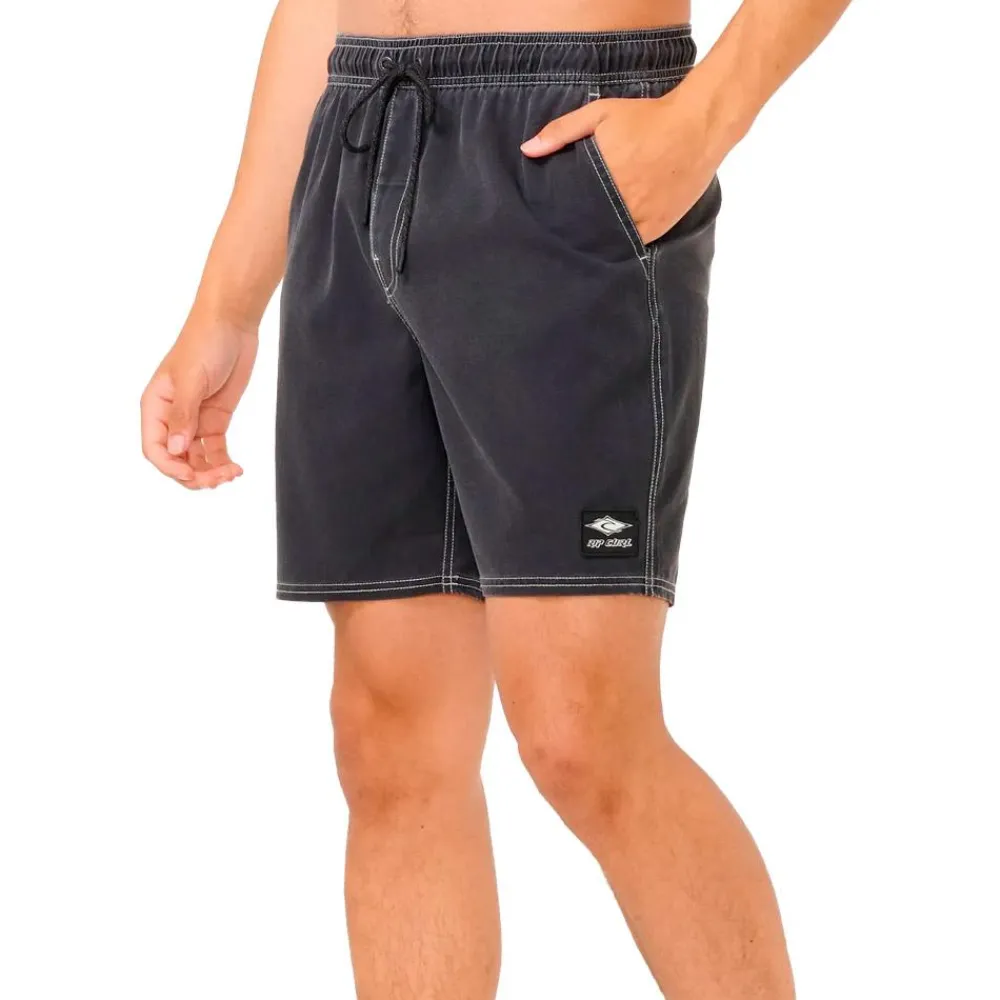 Hot Boardshort Fadeout Volley Black Boardshort - Maillot De Bain