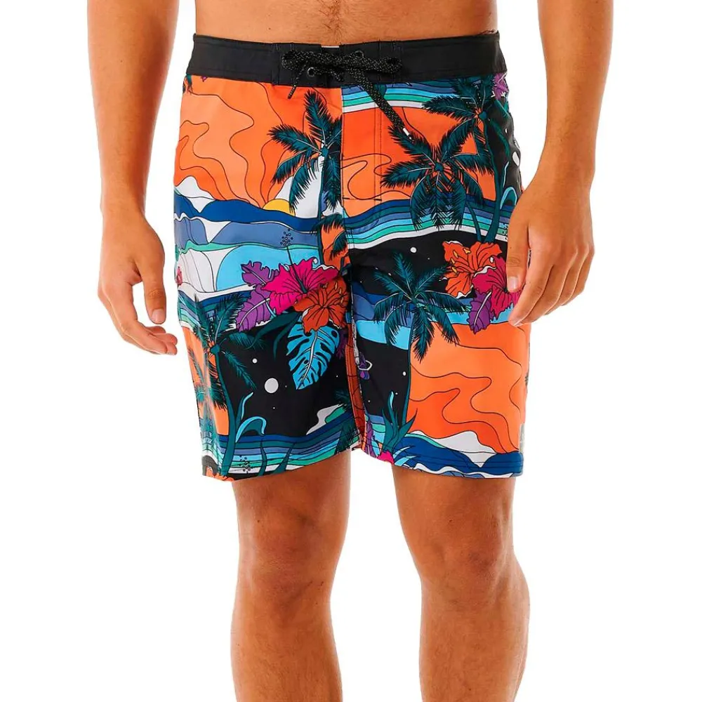 Discount Boardshort Mirage Postcards Black Boardshort - Maillot De Bain