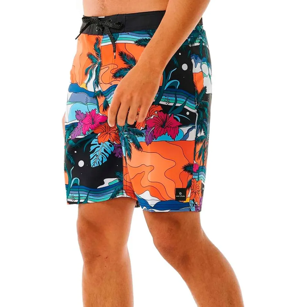 Discount Boardshort Mirage Postcards Black Boardshort - Maillot De Bain