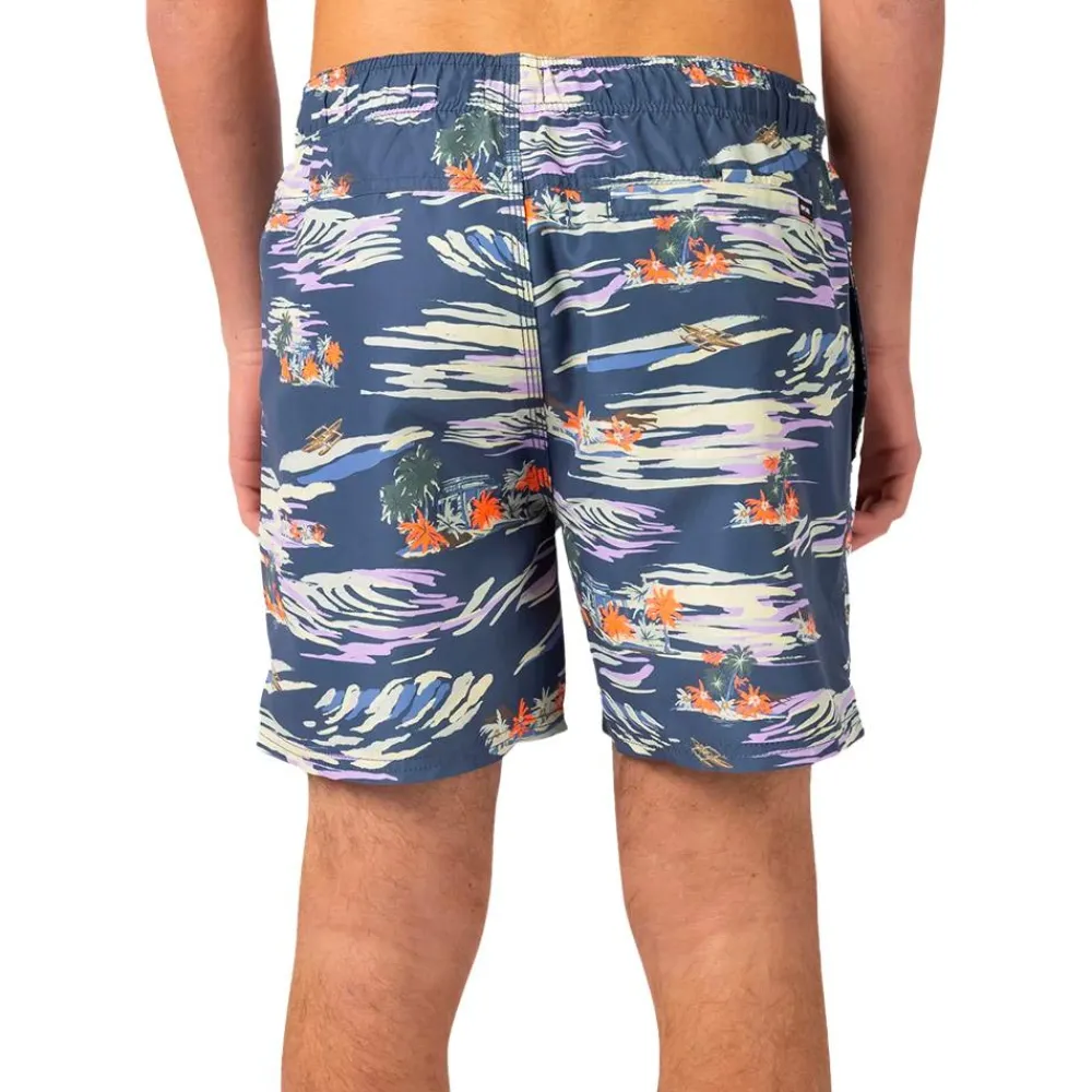 New Boardshort Scenic Volley Washed Navy Boardshort - Maillot De Bain