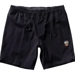 Boardshort Solid Sets Ecolastic 17.5" Black Boardshort - Maillot De Bain