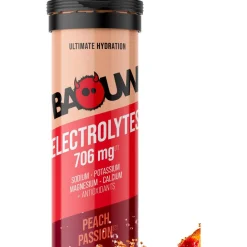 Boisson Énergétique|Entrainement<Baouw Boisson Pastilles Electrolytes (x10) 50 g. Pêche Passion