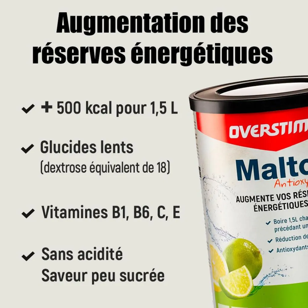 Entrainement|Boisson Énergétique<Overstims Boisson Malto Antioxydant 450 g. Fruits Rouges