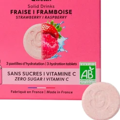 Entrainement|Boisson Énergétique<Qwetch Boisson Solid Drinks Bio (x3) Fraise & Framboise