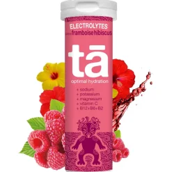 Boisson Énergétique|Entrainement<TA Energy Boisson Pastilles Hydratation (x12) Framboise Hibiscus
