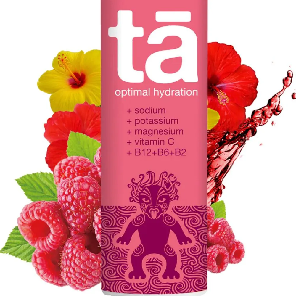 Boisson Énergétique|Entrainement<TA Energy Boisson Pastilles Hydratation (x12) Framboise Hibiscus
