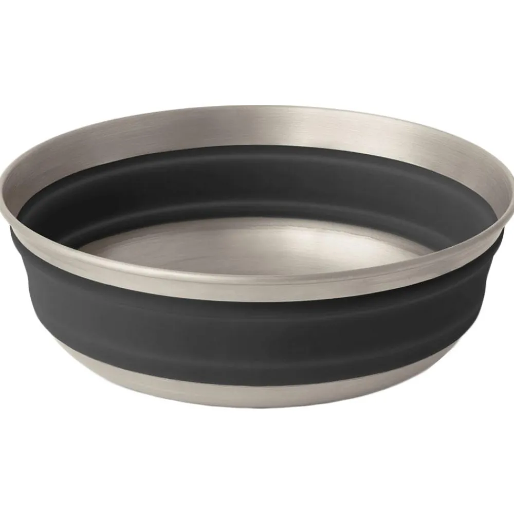 Online Bol Detour Stainless Steel Collapsible Bowl 95 g. Black Vaisselle Camping